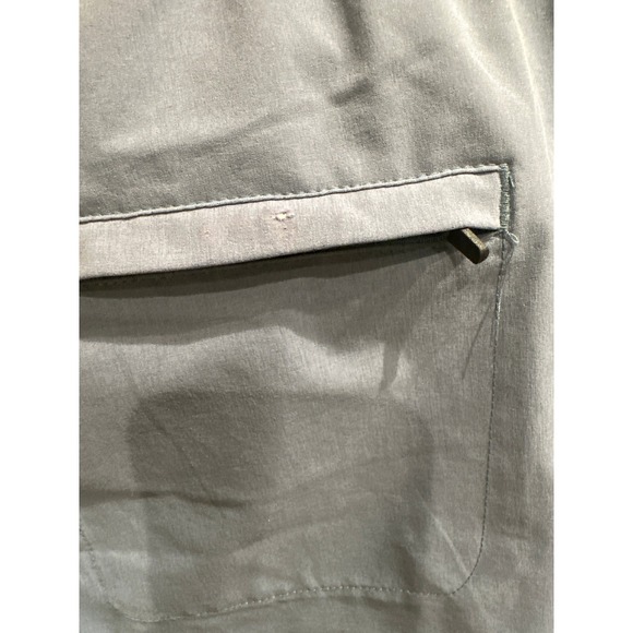 Lands' End Men's XL Swim Trunks Blue Quick Dry Stretch 3 Pockets Drawstring - Picture 9 of 9